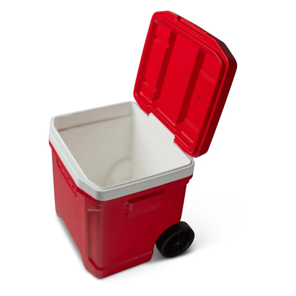 00034681-Igloo-Profile II 60 Roller Cooler Box - Red Star