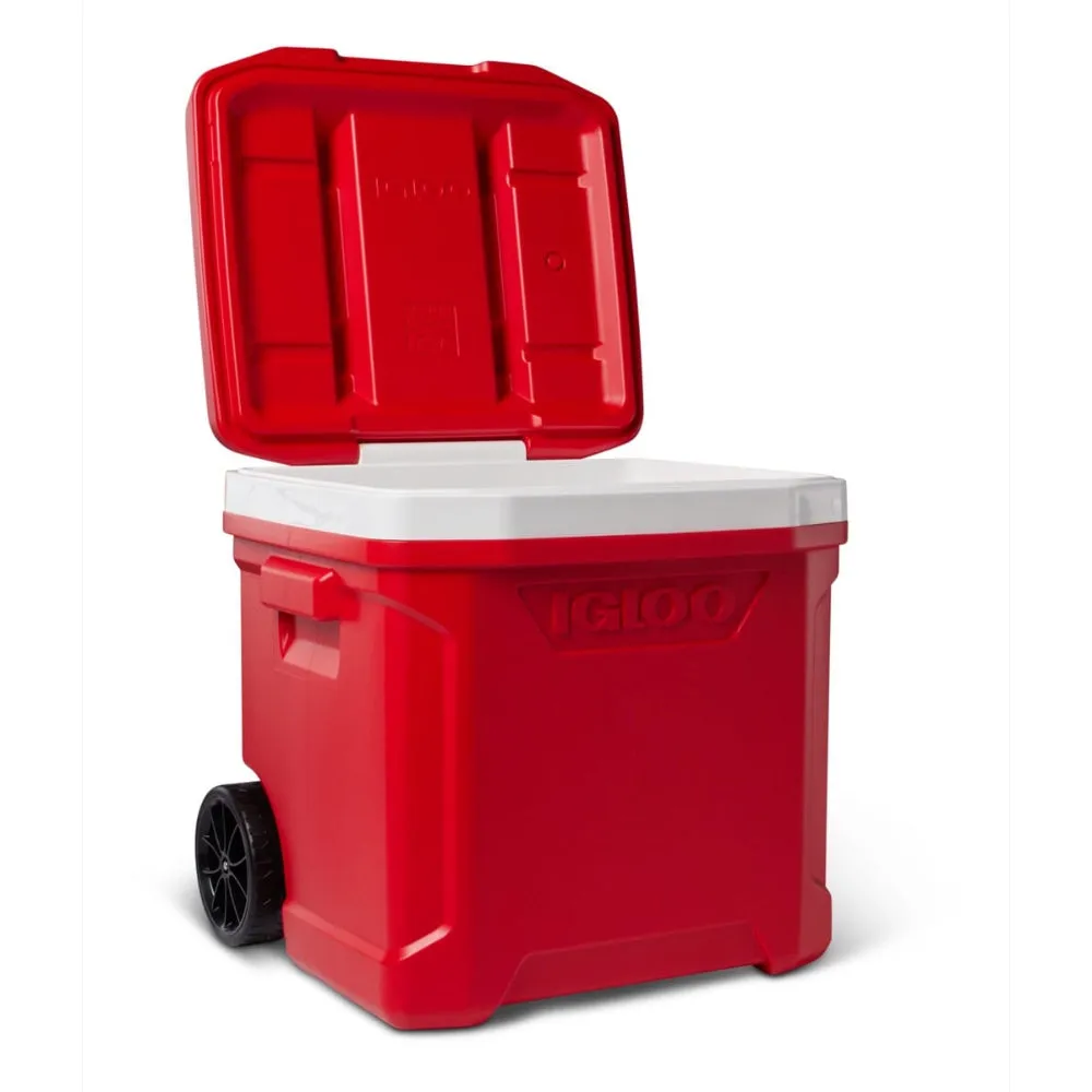 00034681-Igloo-Profile II 60 Roller Cooler Box - Red Star