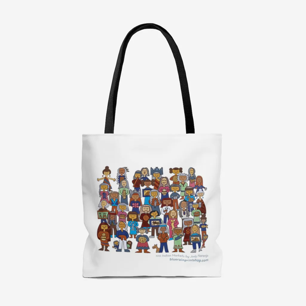 100 Indian Markets Tote Bag