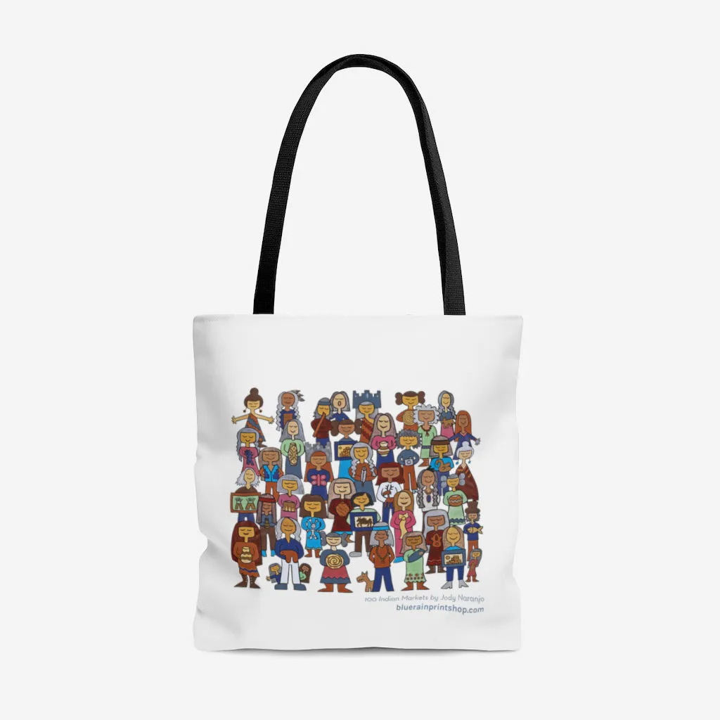 100 Indian Markets Tote Bag