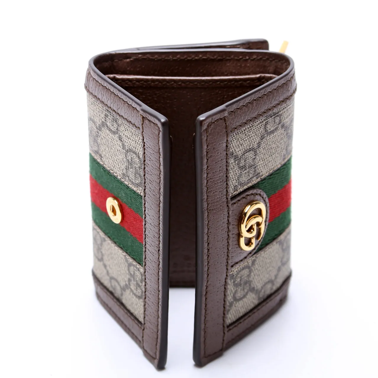 644334 Ophidia GG Supreme Bi-Fold Wallet