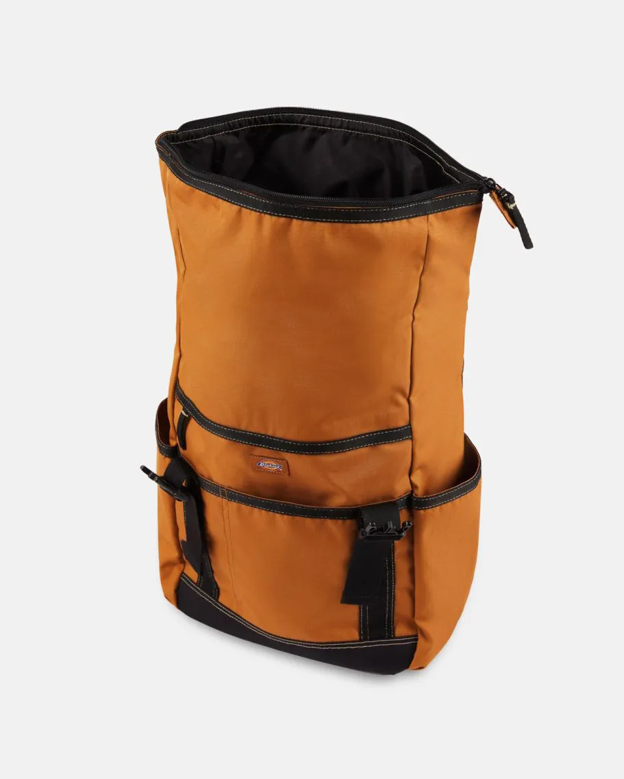 Ashville Roll Top Backpack in Brown Duck