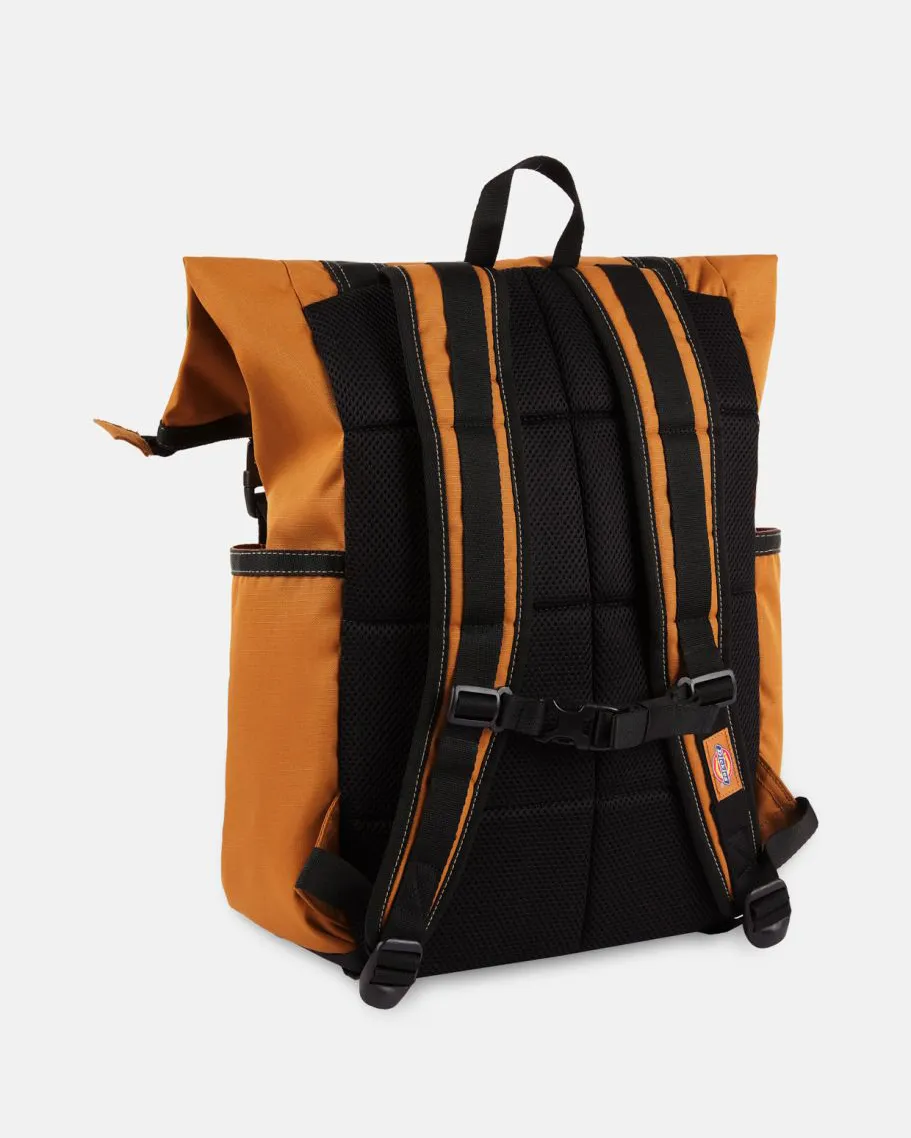 Ashville Roll Top Backpack in Brown Duck