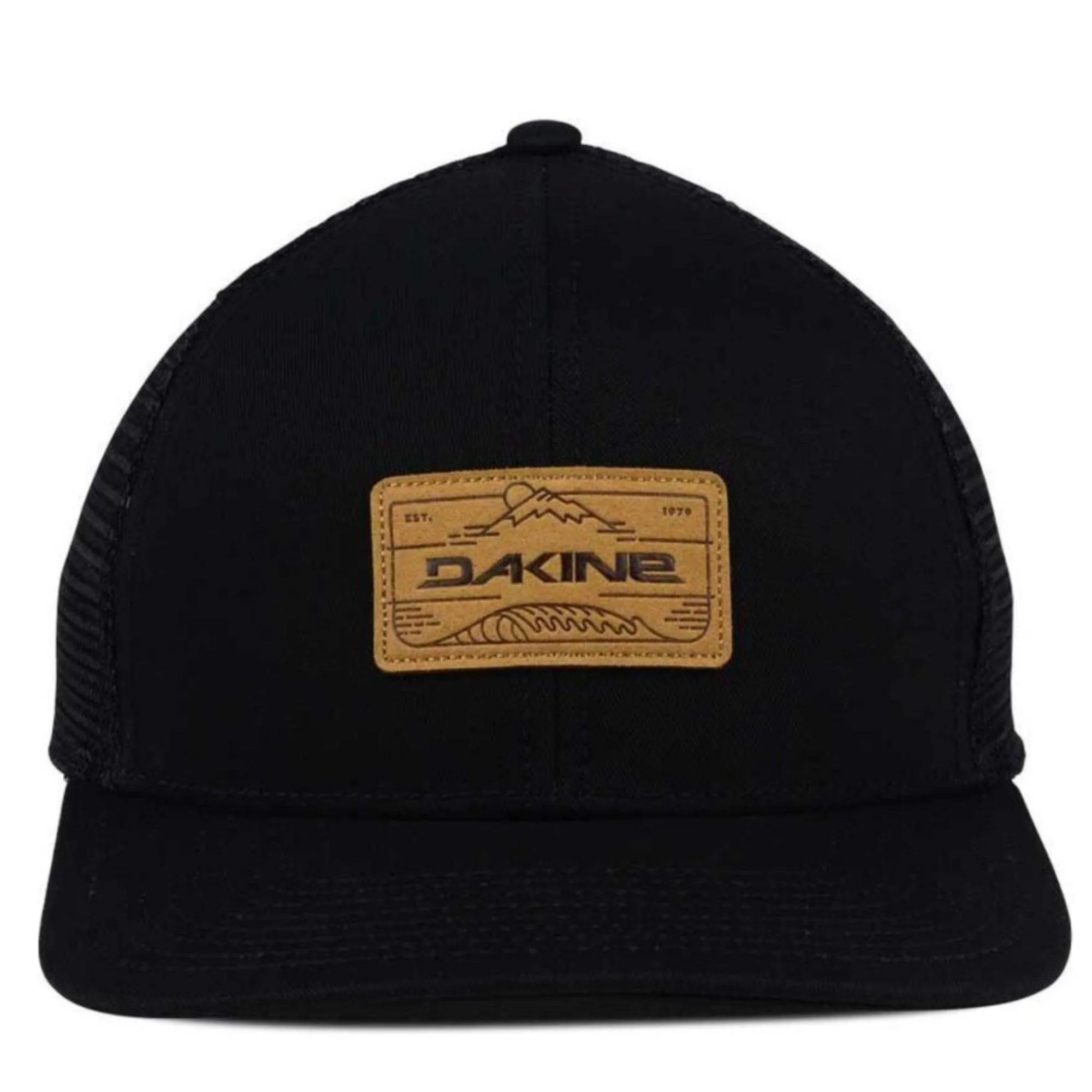 Dakine Peak to Peak Trucker Hat Adjustable Snap Back W/ Woven Flag Label