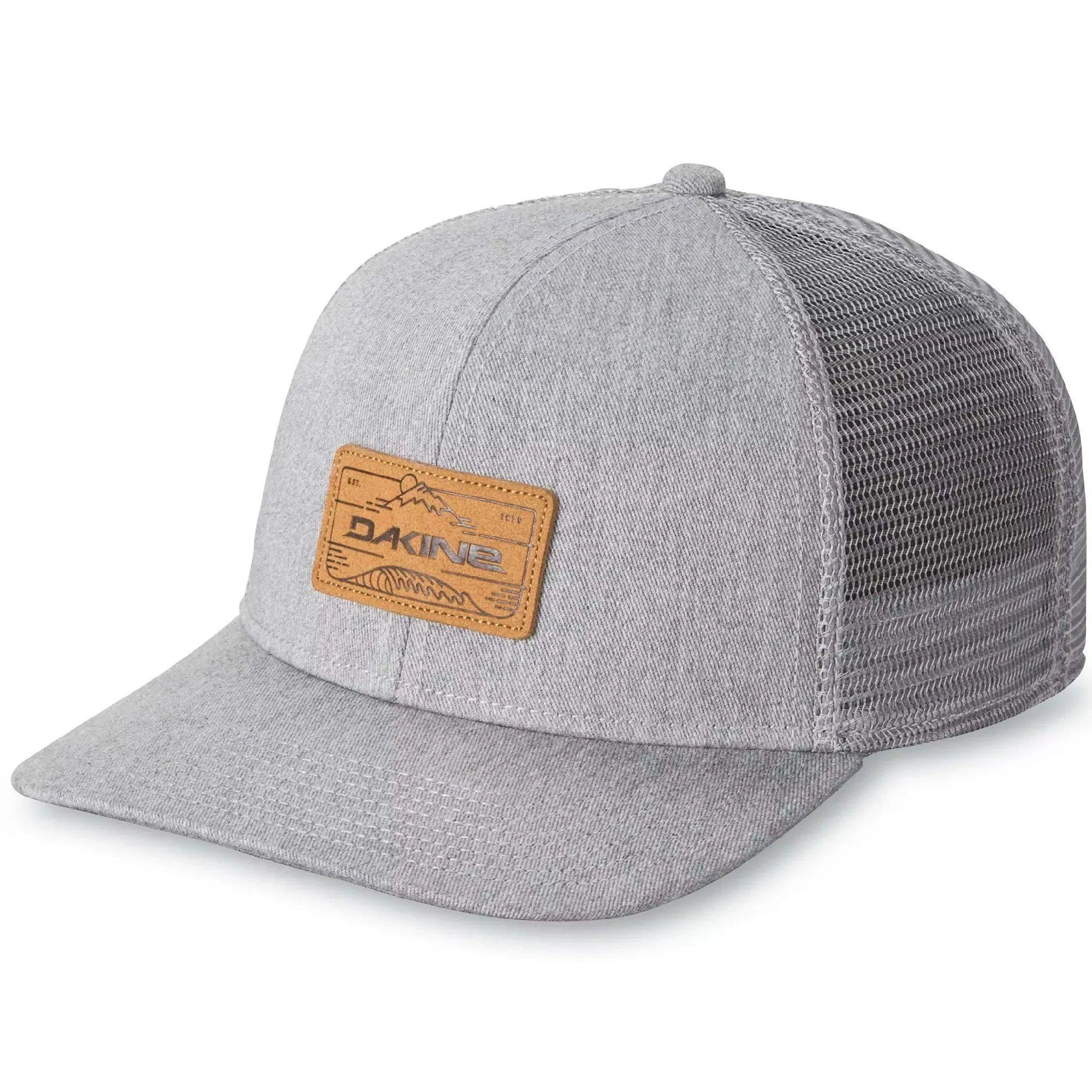 Dakine Peak to Peak Trucker Hat Adjustable Snap Back W/ Woven Flag Label