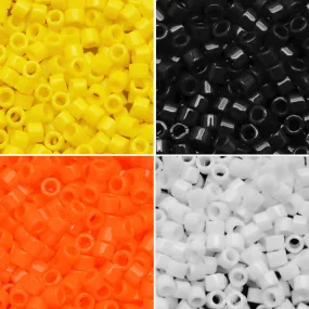 Exclusive Beadaholique Designer Palette, Miyuki Delica Seed Bead Mix, 11/0, Classic Halloween (30 Grams)