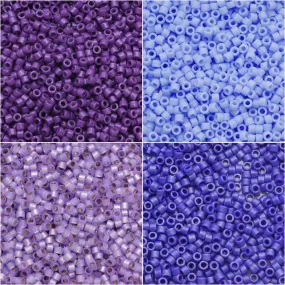 Exclusive Beadaholique Designer Palette, Miyuki Delica Seed Bead Mix, 11/0, Provence, 4 Color Set