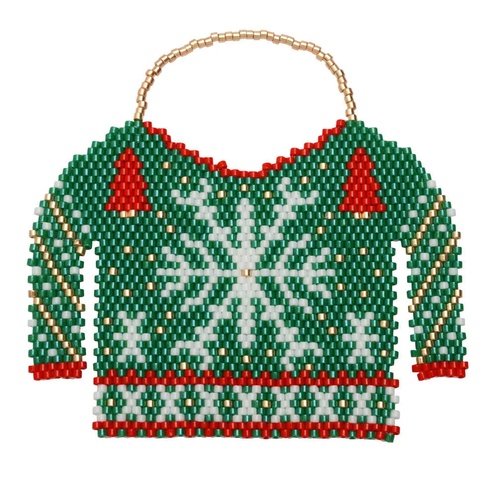 Exclusive Beadaholique Designer Palette, Miyuki Delica Seed Bead Mix, 11/0, Traditional Christmas V2, 4 Color Set