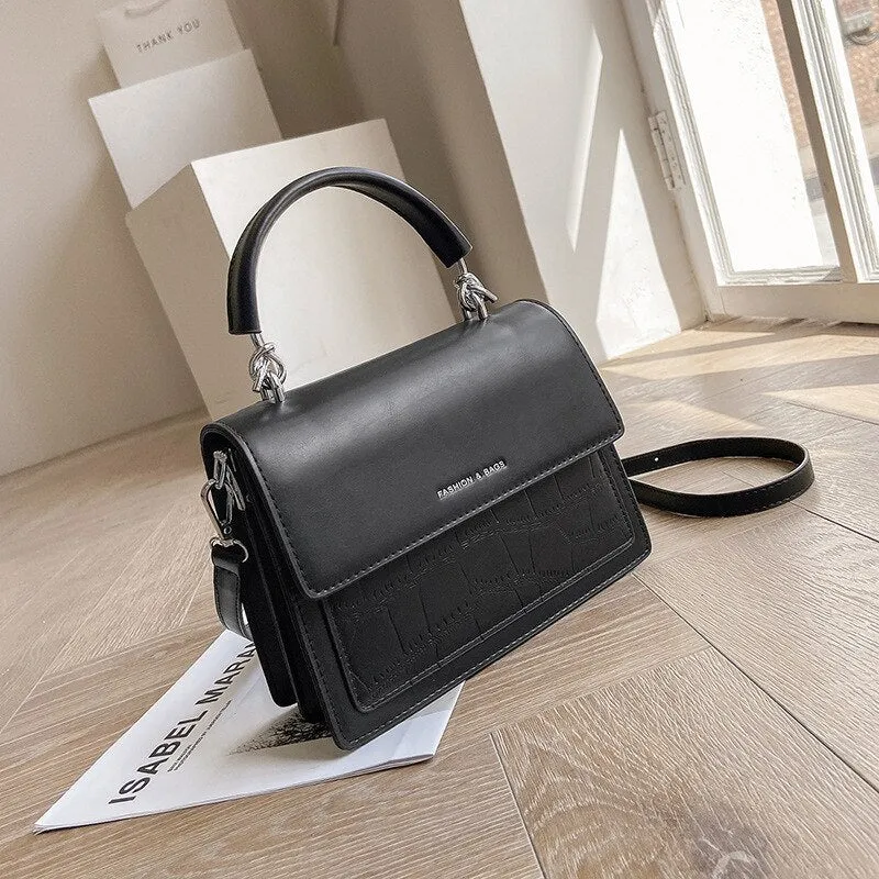 Fashion Stone grain Women Shoulder Bags Designer Luxury Pu Leatehr Flap Crossbody Bag Small Famale totes ladies Handbag white