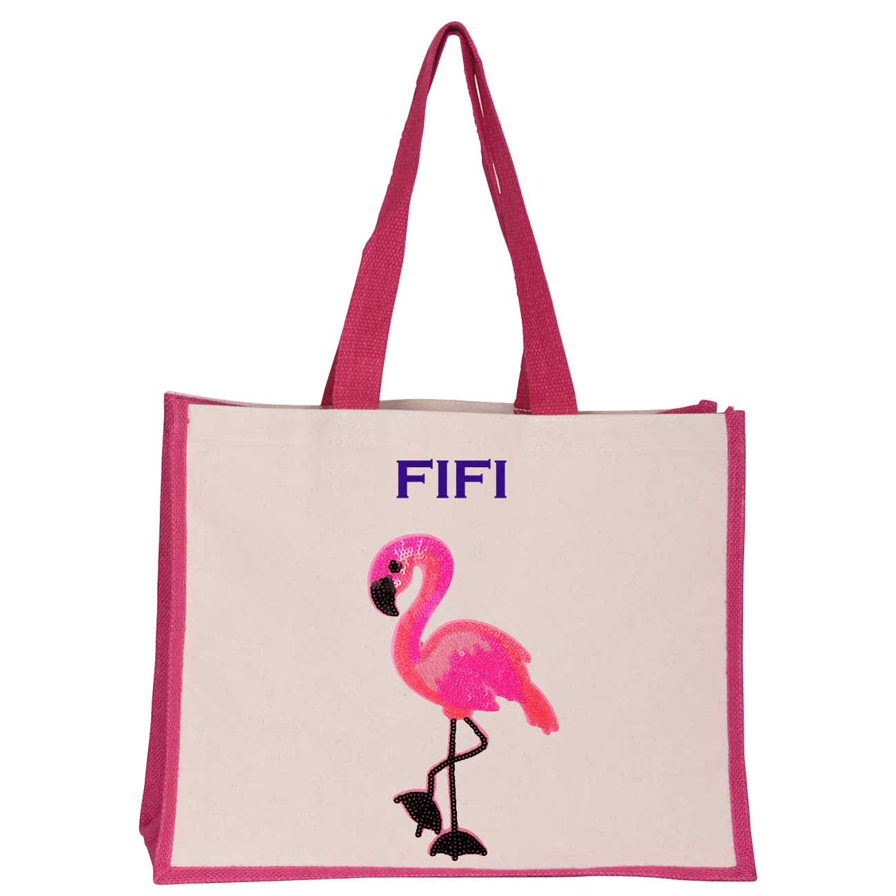 Flamingo Midi Tote Bag