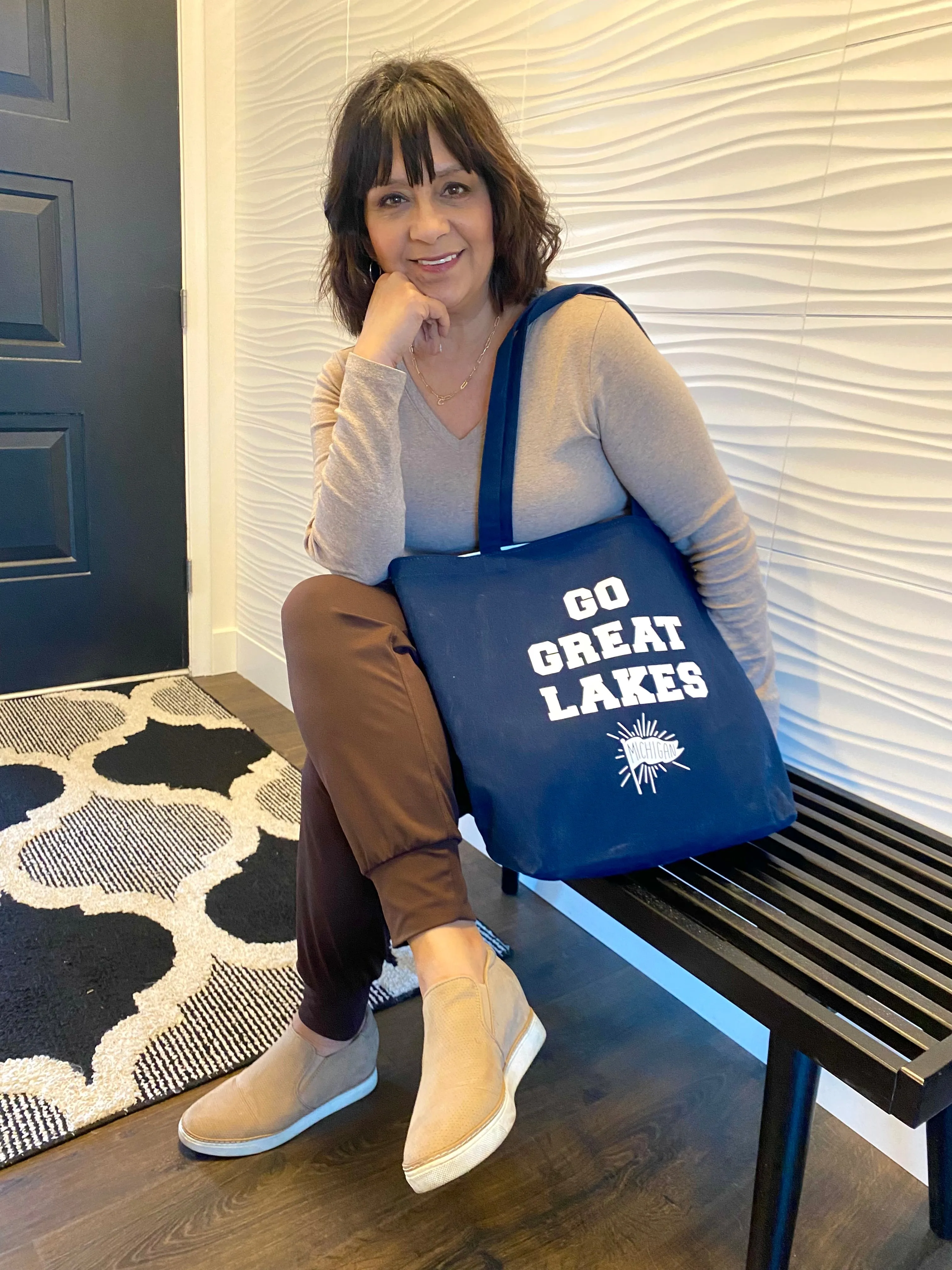 GO GREAT LAKES Reversible Tote Bag