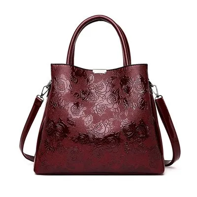 Hot Brand Luxury Handbags Women Bags Designer Rose Print Tote Bag Fashion Crossbody Bags For Women Travel Handbag Bolsa Feminina
