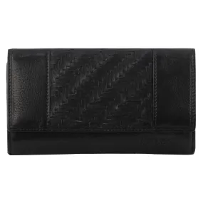Pierre Cardin  Woven Leather Wallet PC3489