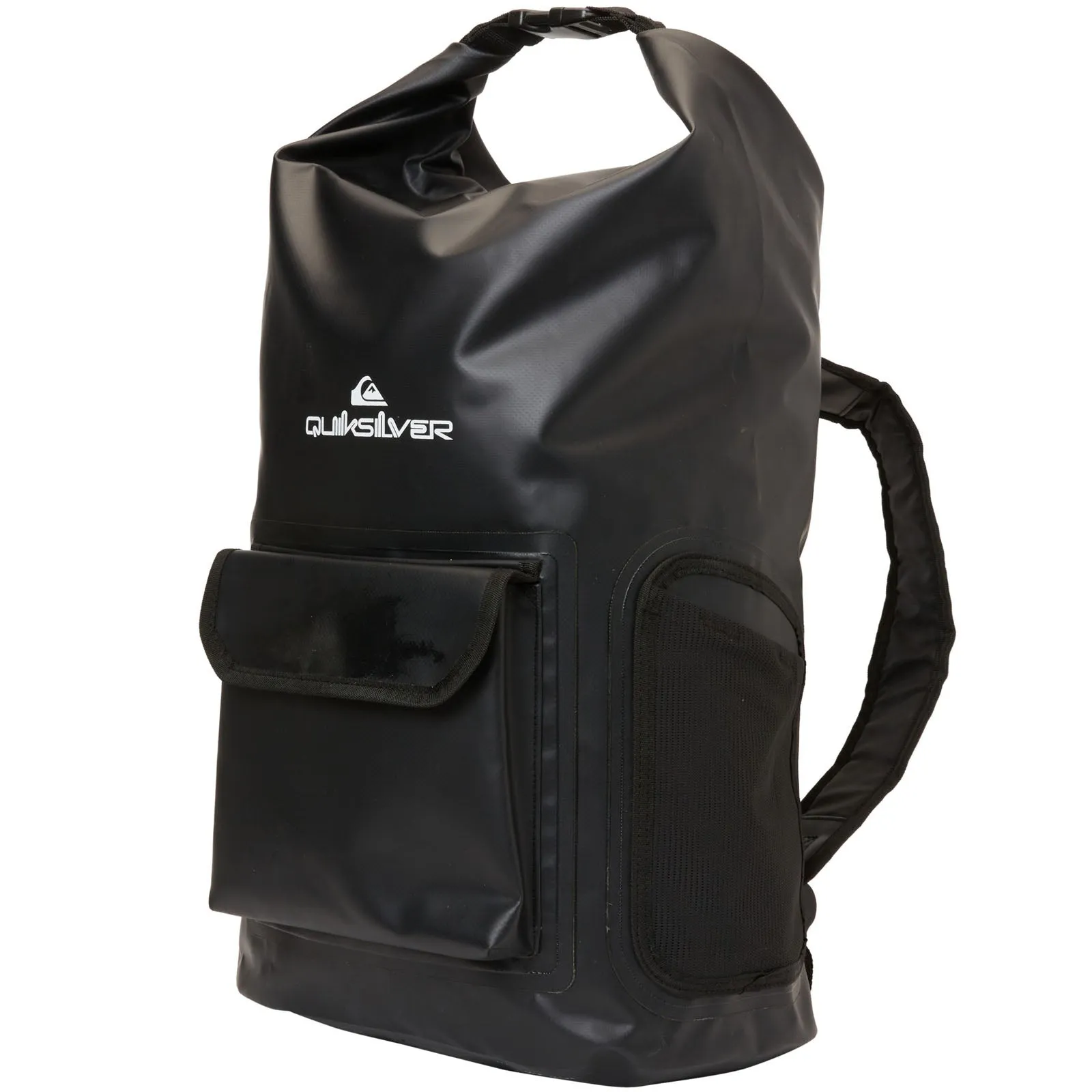 Quiksilver Sea Stash 20L Medium Roll Top Backpack - All Black