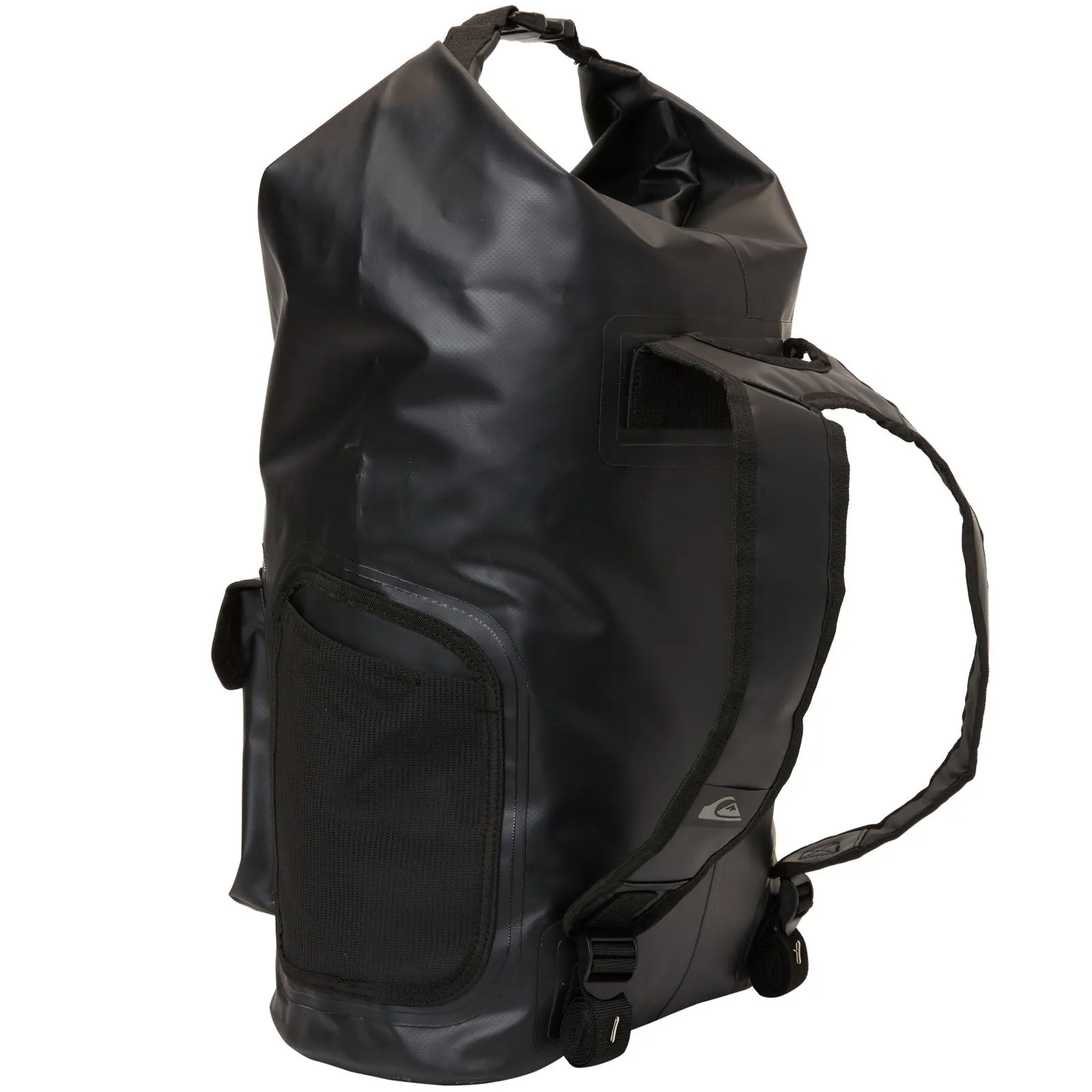 Quiksilver Sea Stash 20L Medium Roll Top Backpack - All Black