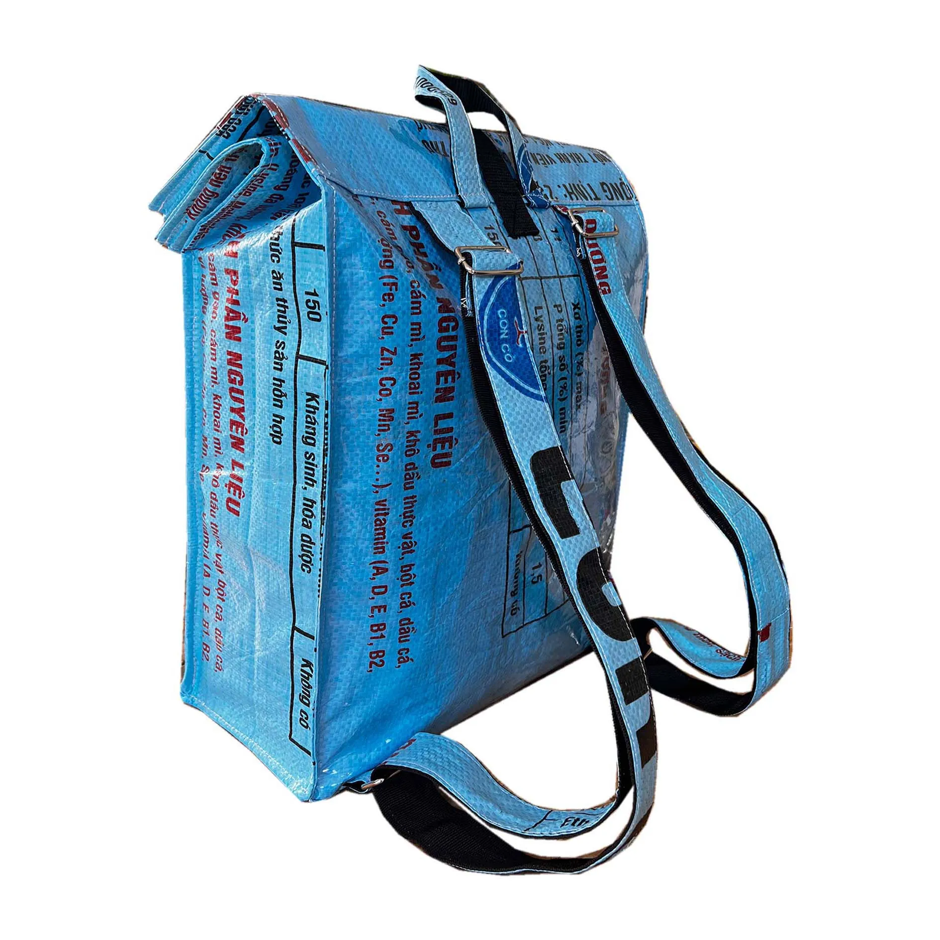 Roll-top backpack rucksack cobra print