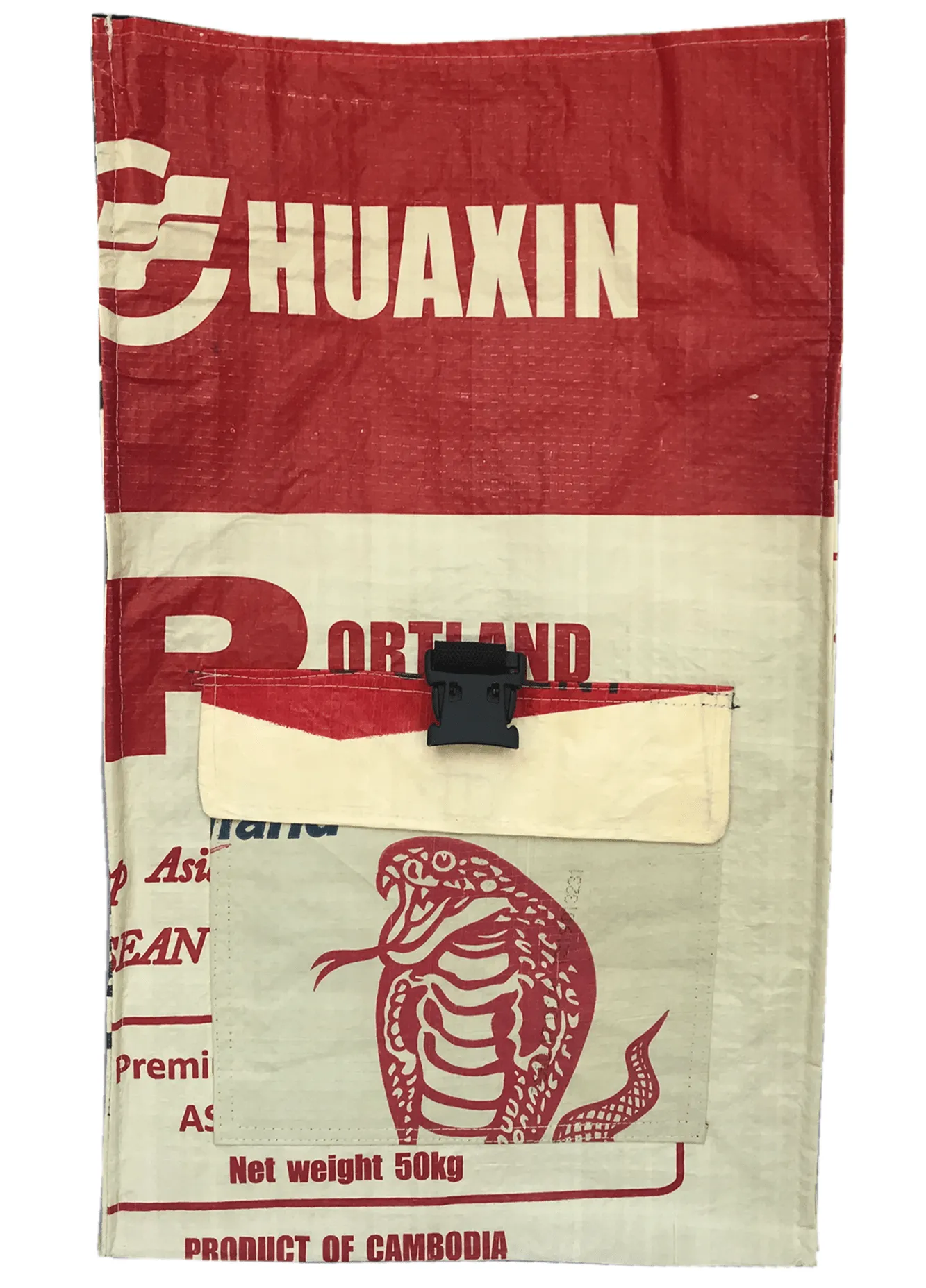 Roll-top backpack rucksack cobra print