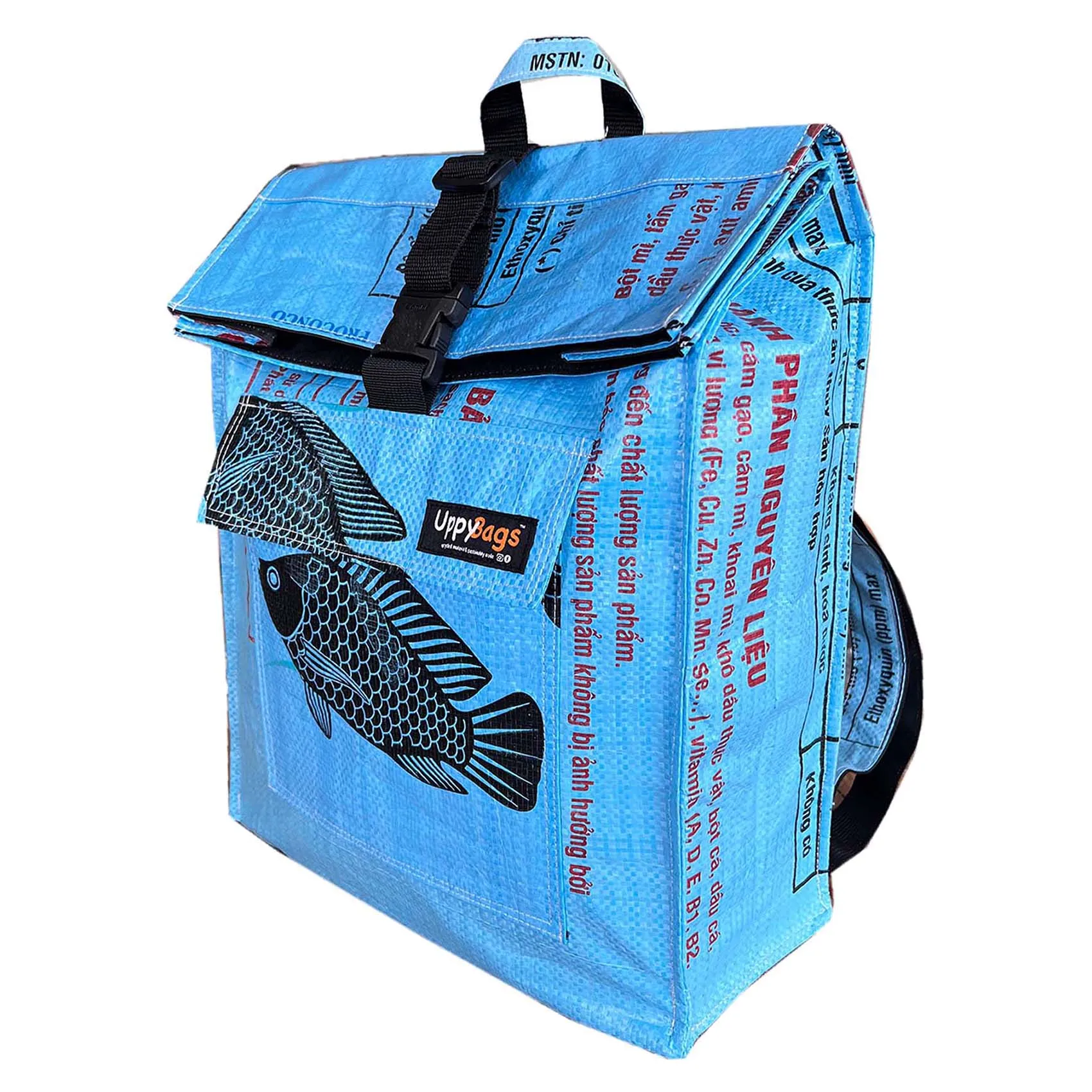 Roll-top backpack rucksack cobra print