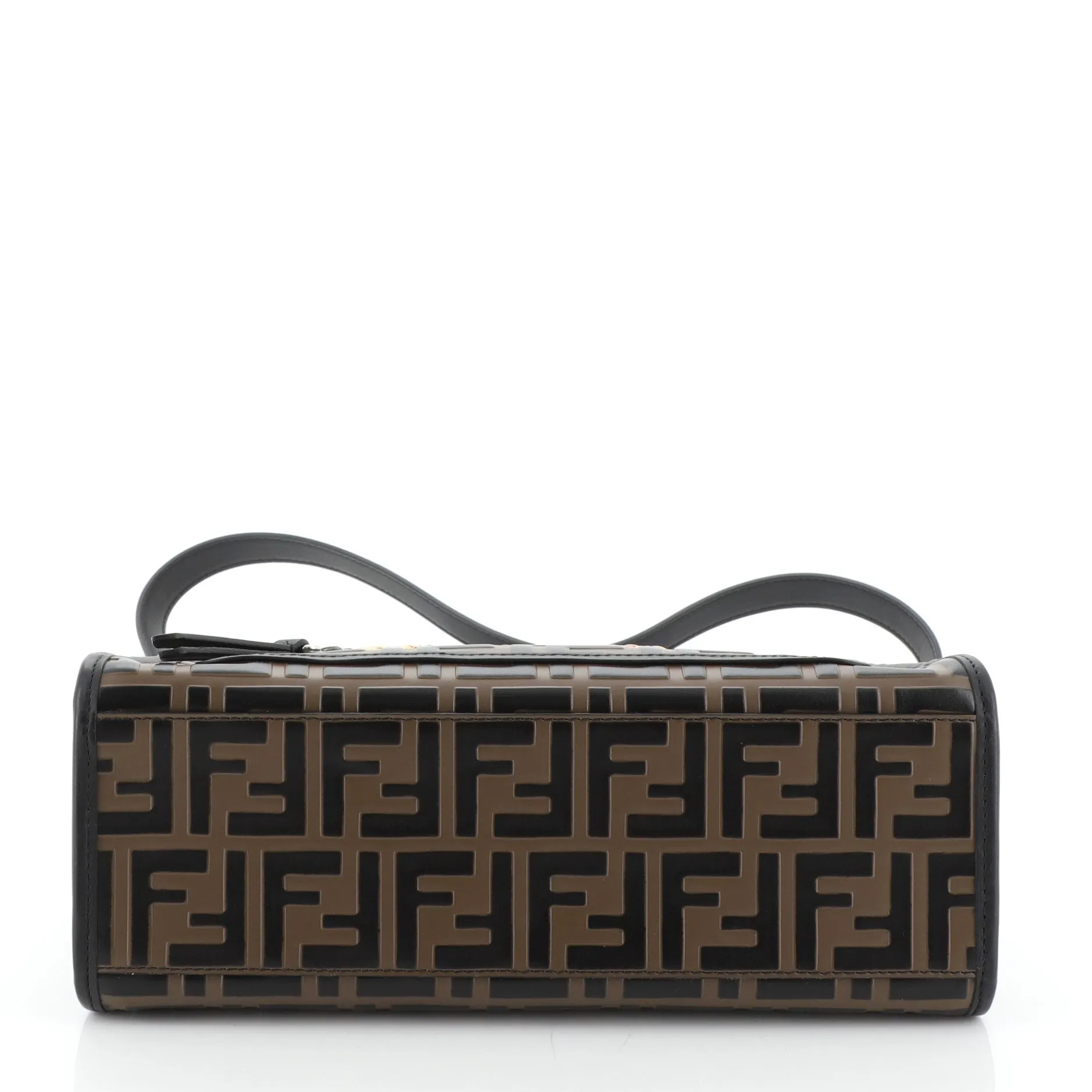 Runaway Tote Logo Embossed Leather Small