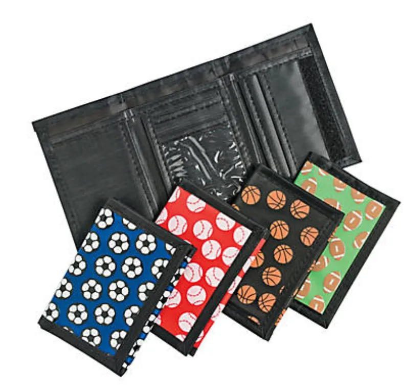 Sports Design Wallets (12/unit),  #262063 (A-45)