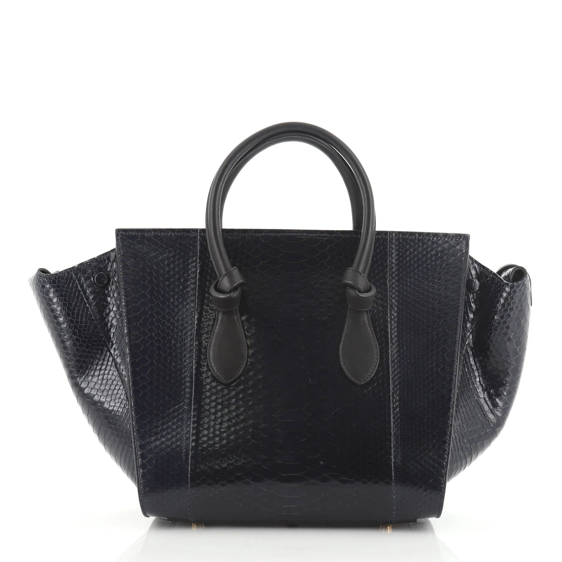 Tie Knot Tote Python Small