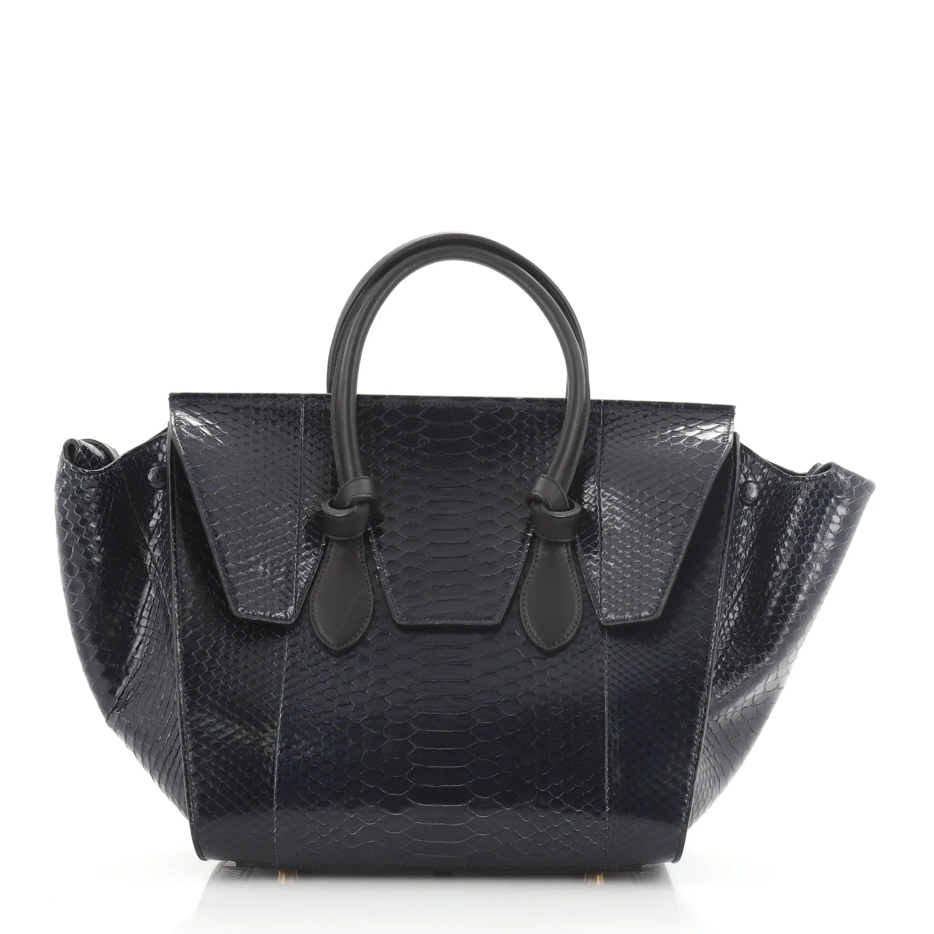 Tie Knot Tote Python Small