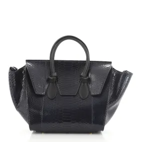 Tie Knot Tote Python Small