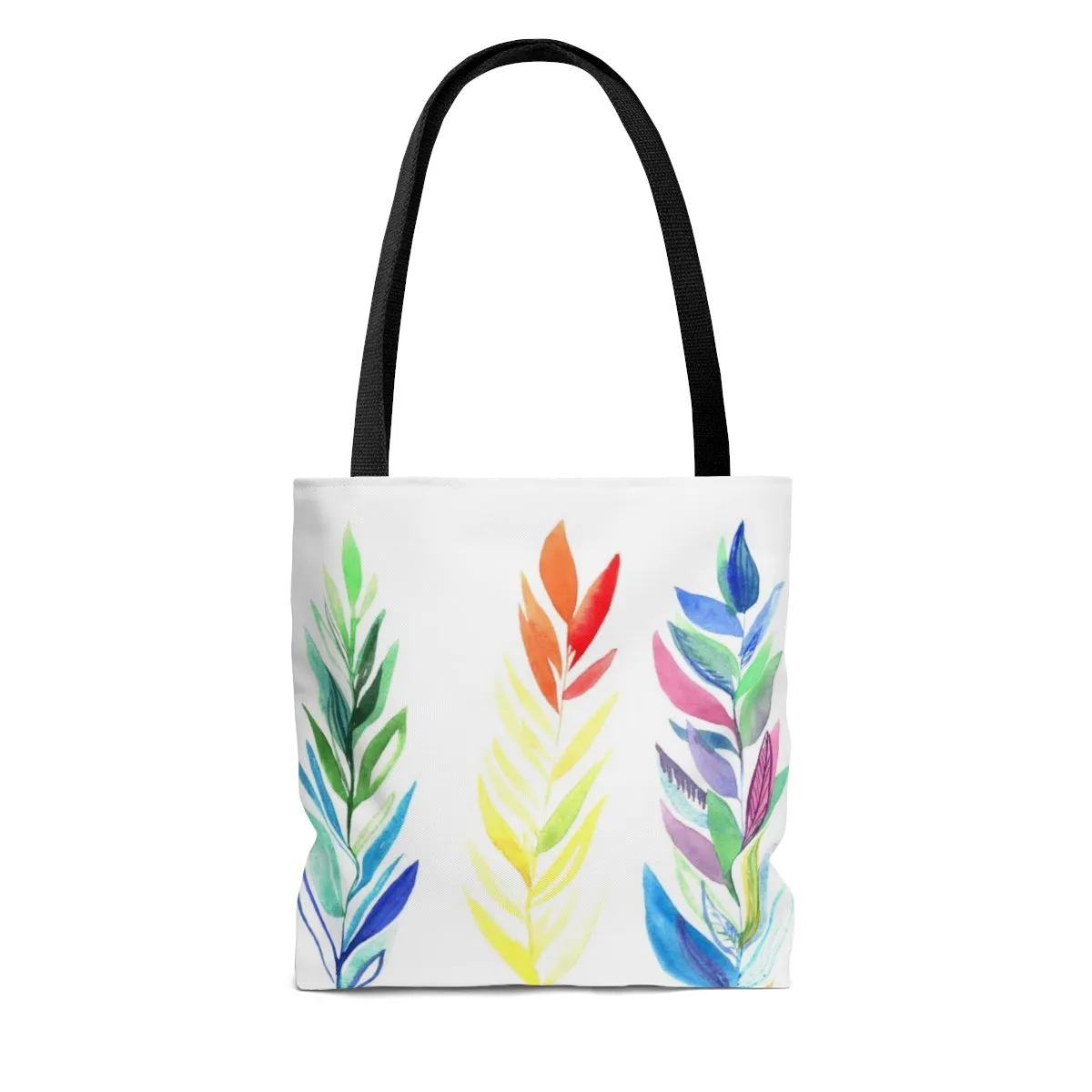 Tote Bag Three Colorful Branches