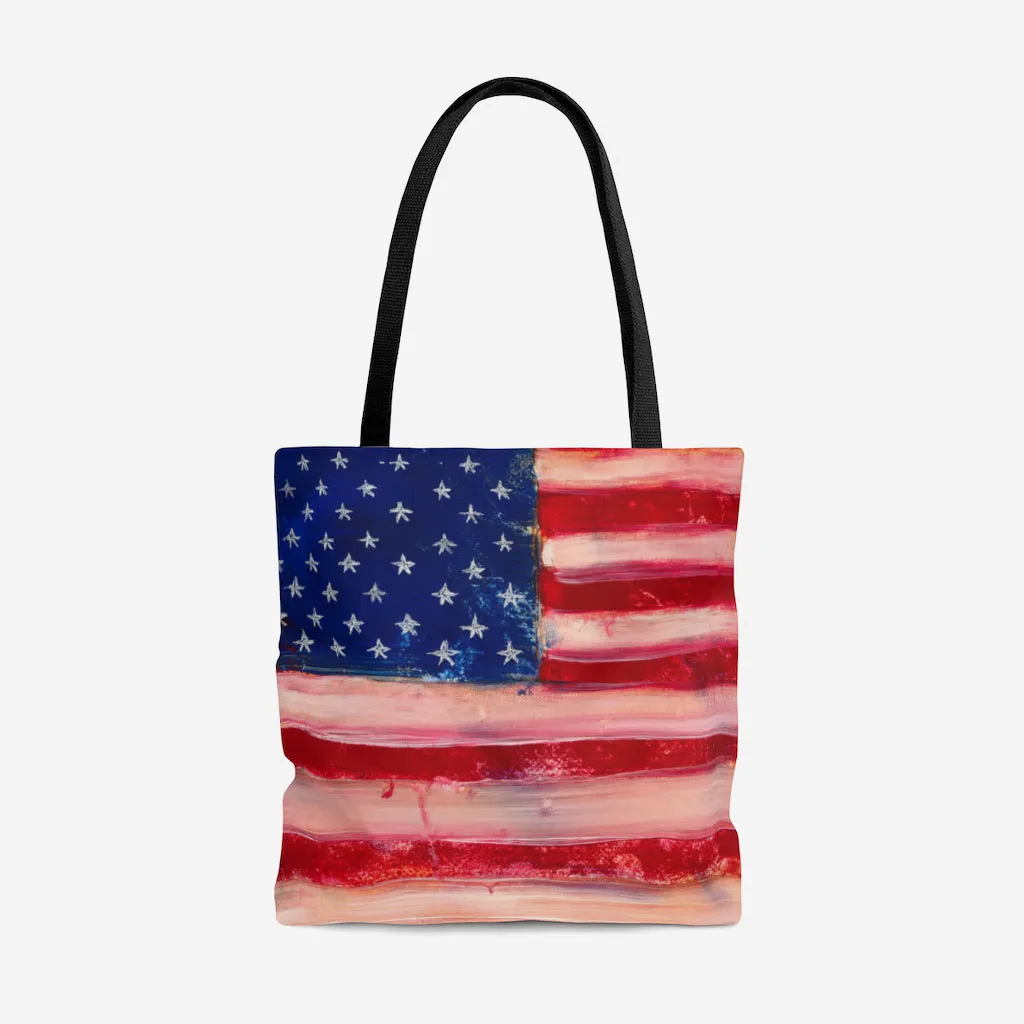 US Flag Tote Bag