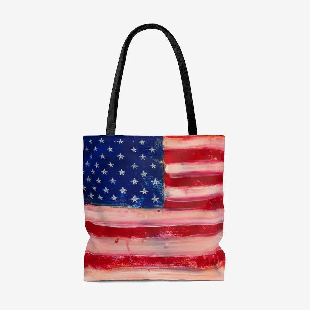 US Flag Tote Bag